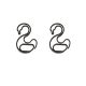 cute swan animal paper clips, fun decorative paper clips for gifts & office