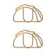 taco shaped paper clips, cute decorative paper clips for gifts & stationery