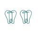 tooth shaped paper clips, cute decorative paper clips for gifts & events