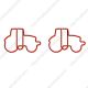 Tractor Shaped Paper Clips | Custom Decorative Paper Clips for Farm & Agriculture (1 dozen)