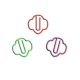 trefoil shaped paper clips, fun shaped paper clips for gifts & events