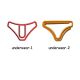 briefs shaped paper clips, fun promotional paper clips for gifts