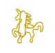 unicorn shaped paper clips, cute decorative paper clips