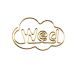 Wed shaped gold paper clips, cute decorative paper clips for gifts