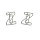 Letter Z Shaped Paper Clips | Initial Decorative Paper Clips (1 dozen)