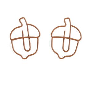 cute acorn shaped paper clips, fruit decorative paper clips for gifts & paperwork