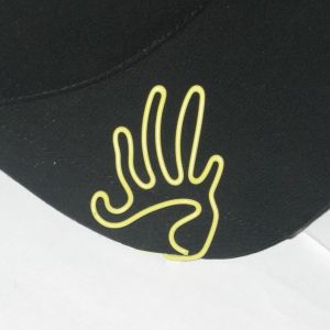 hat brim clips in antler shape, decorative brim clips