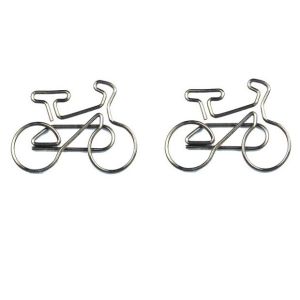 baby bike decorative paper clips, bicycle shaped paper clips