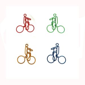 bicycle shaped paper clips, decorative paper clips for outdoor gifts & cycling