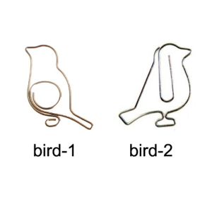 bird shaped paper clips, cute birdie paper clips for kids as gifts