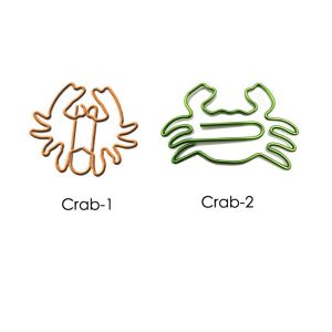 crab animal shaped paper clips, cute decorative paper clips for gifts & accessories