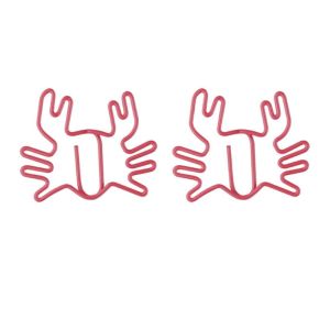 crab animal shaped paper clips, decorative paper clips for desk accessories
