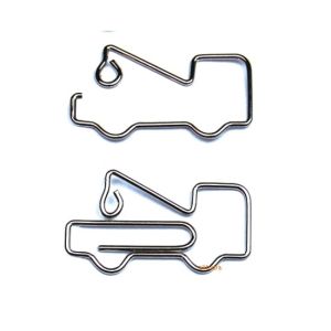fun crane shaped paper clips, custom vehicle decorative paper clips
