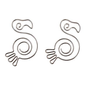crow decorative paper clips, raven animal shaped paper clips, Gothic bird custom clips

