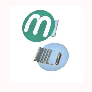 unique printed flat metal paper clips, fun promotional paper clips