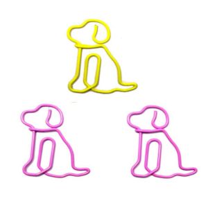 dog animal shaped paper clips, fun decorative paper clips for gifts & office