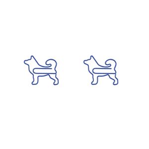 dog animal shaped paper clips  for gifts & documents