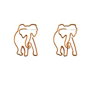 custom elephant shaped paper clips, fun animal decorative paper clips