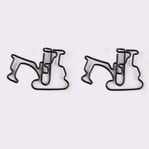 cute excavator shaped paper clips, cute digger decorative paper clips