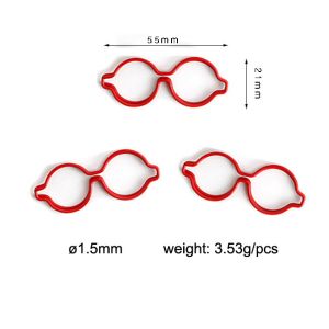 eyeglass jumbo paper clips, extra large paper clips