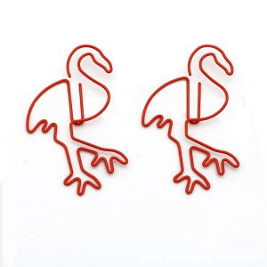 flamingo jumbo paper clips, large paper clips for gifts & heavy documents