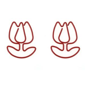 flower shaped paper clips, cute decorative paper clips for gifts & documents