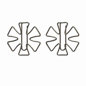 flower shaped paper clips, bloom decorative paper clips