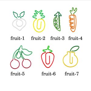 fruit shaped paper clips, cute decorative paper clips for gifts & education