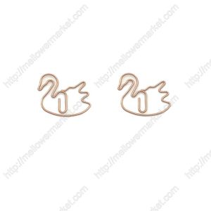 goose & swan shaped paper clips, cute animal paper clips