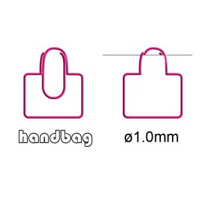 handbag shaped paper clips, fun promotional paper clips