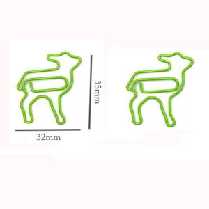 lamb animal shaped paper clips, decorative paper clips