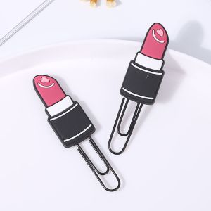 lipstick soft rubber paper clips, plastic paper clips