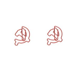 Communist Emblem Shaped Paper Clips, Hammer & Sickle Novelty Clips