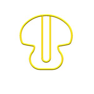 mushroom jumbo gold paper clips, extra large gold paper clips