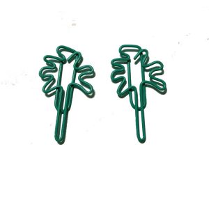 palm tree shaped paper clips, plant decorative paper clips for gifts & stationery