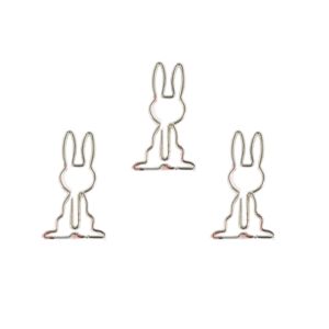 rabbit decorative paper clips, animal shaped paper clips for gifts & decor