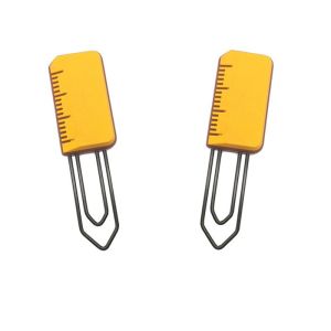 ruler soft PVC paper clips, plastic paper clips
