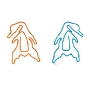 animal shaped paper clips, salted duck decorative paper clips