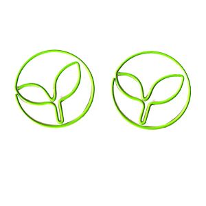 seedling shaped paper clips, leaf decorative paper clips