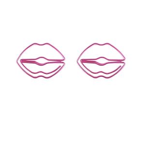 sexy lips decorative paper clips, lip shaped paper clips