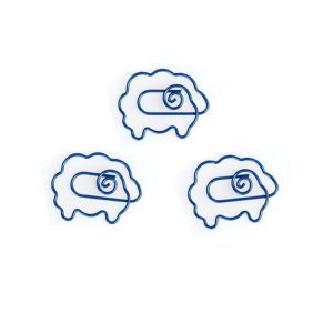 sheep shaped paper clips, cute decorative paper clips