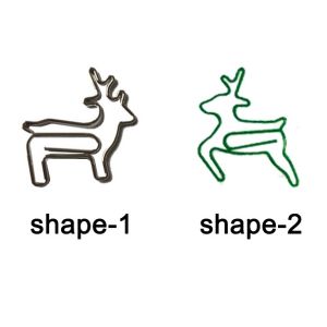 stag deer decorative paper clips, animal shaped paper clips