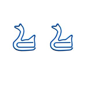 cute swan decorative paper clips, goose animal shaped paper clips