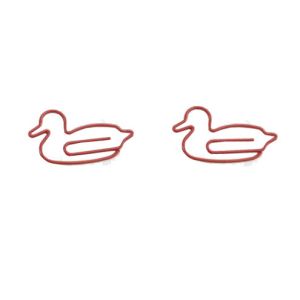 duck animal shaped paper clips, cute decorative paper clips for gifts & stationery