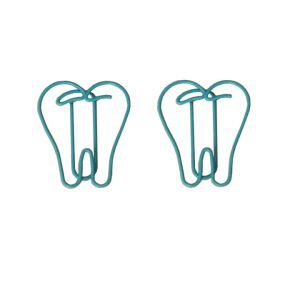 tooth shaped paper clips, teeth decorative clips for office and gifts