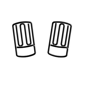 toque shaped paper clips, cute decorative paper clips for chefs & kitchen gifts
