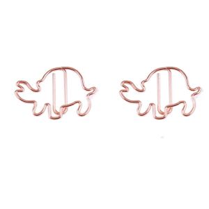 Tortoise decorative paper clips, animal shaped paper clips
