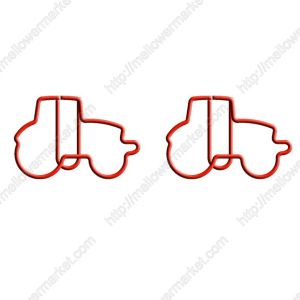 Tractor Shaped Paper Clips, Cute Tractor Decorative Paperclips, Farm-Themed Custom Clips