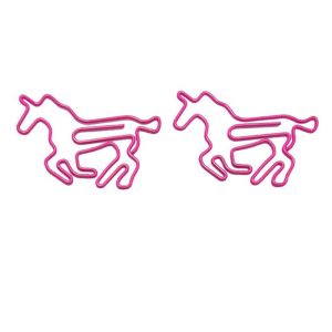 unicorn decorative paper clips, animal shaped paper clips