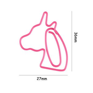 unicorn shape paper clips for gifts & accessories, cute decorative paper clips